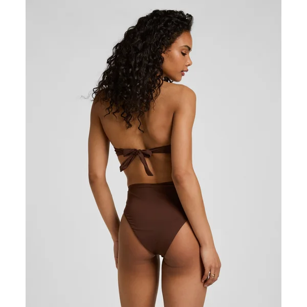 Culotte de Bikini Highleg Madrid - Marron