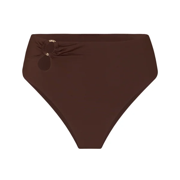 Culotte de Bikini Highleg Madrid - Marron