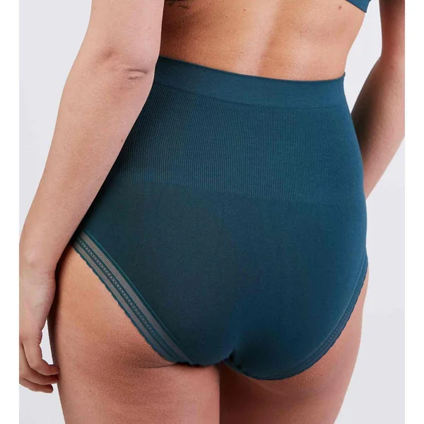 Culotte de grossesse maxi verte Cache-Cœur Lingerie Milk en viscose Cache Coeur
