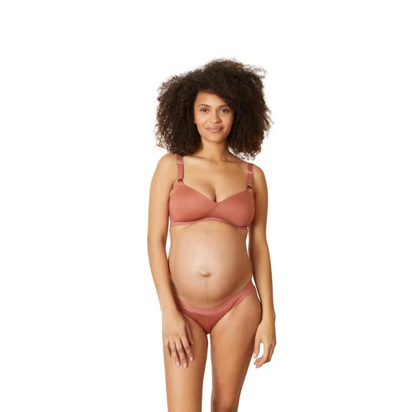 Culotte de grossesse taille basse - Cache Cœur Lingerie - Orange Cache Coeur