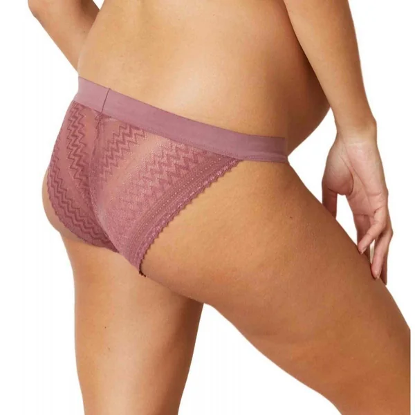 Culotte de grossesse taille basse - Cache Cœur Lingerie - Violette Cache Coeur