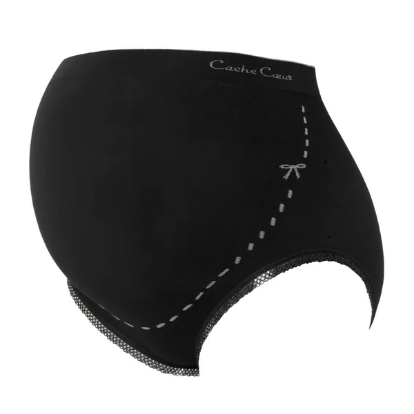 Culotte de grossesse taille haute - noir Cache Coeur Illusion