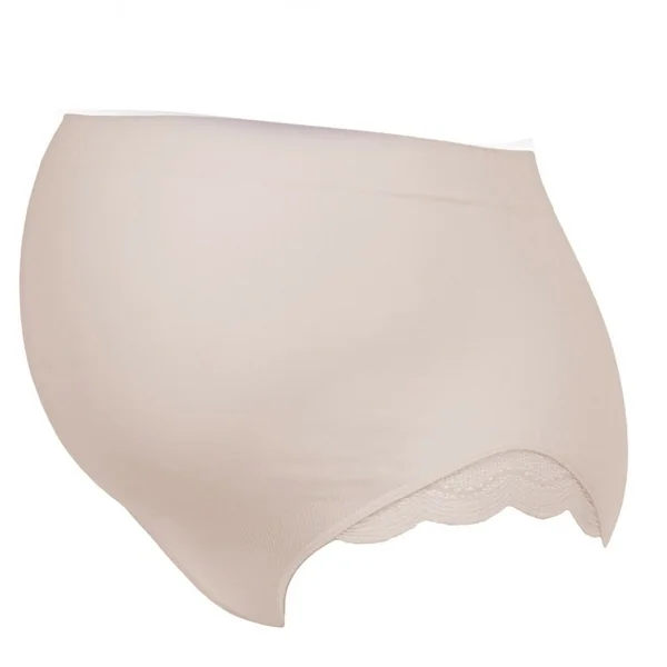 Culotte de grossesse taille haute - rose en viscose Cache Coeur