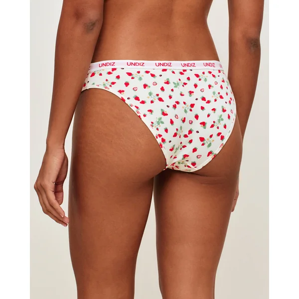 Culotte en coton à motifs fraises