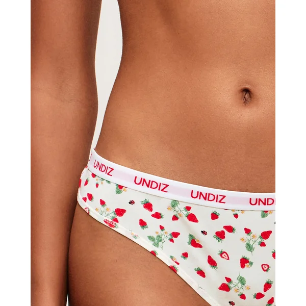 Culotte en coton à motifs fraises