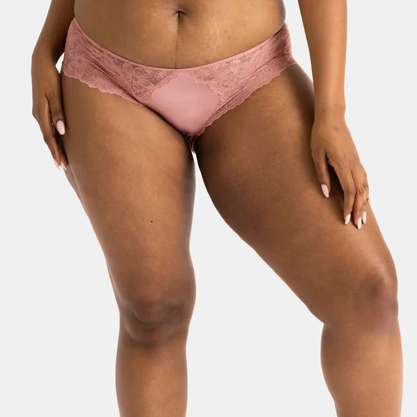 Culotte en dentelle - Rose Dorina