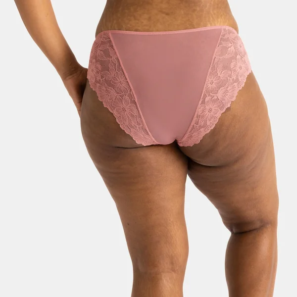 Culotte en dentelle - Rose Dorina