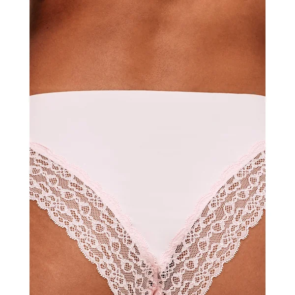 Culotte en microfibre et dentelle