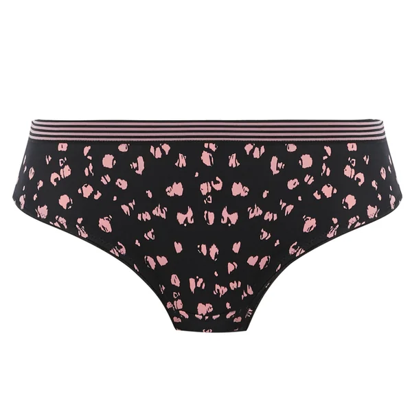 Culotte Freya WILD BLACK ROSE noire en nylon Freya