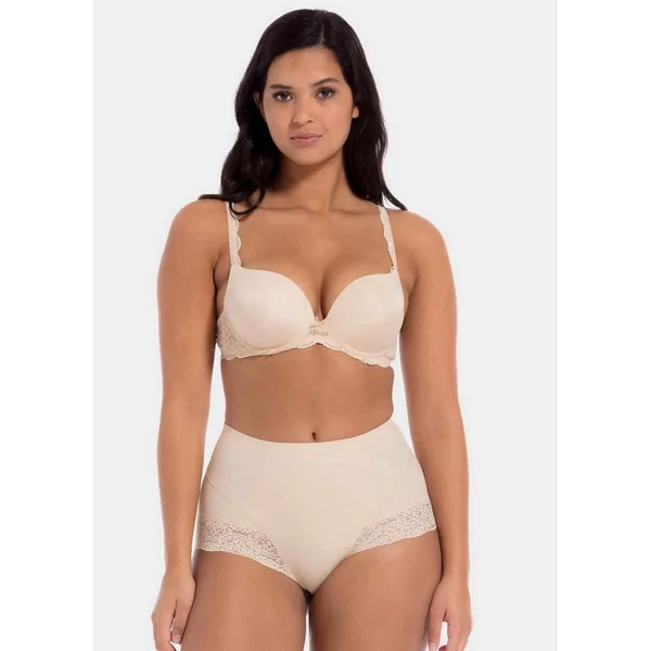 Culotte gainante avec dentelle Beige Magic Body Fashion