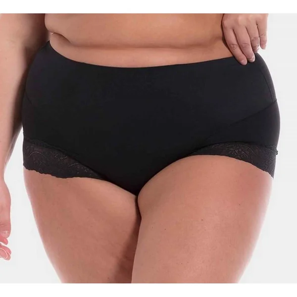 Culotte gainante avec dentelle Noir Magic Body Fashion