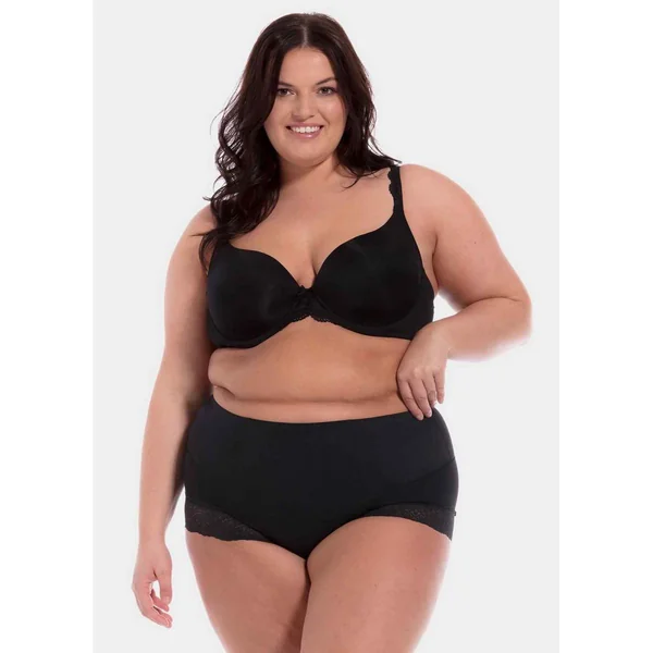 Culotte gainante avec dentelle Noir Magic Body Fashion