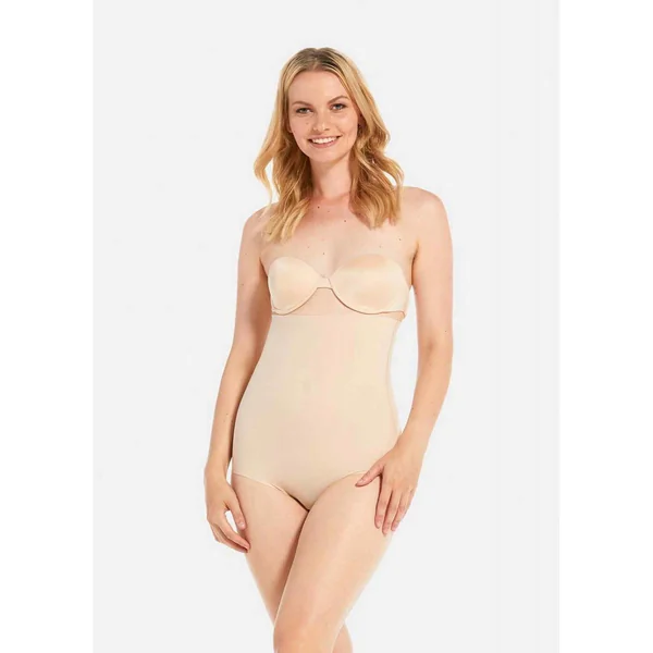 Culotte gainante haute-taille Maxi Sexy maintien ferme Beige Magic Body Fashion