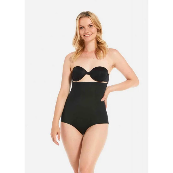 Culotte gainante haute-taille Maxi Sexy maintien ferme Noir Magic Body Fashion