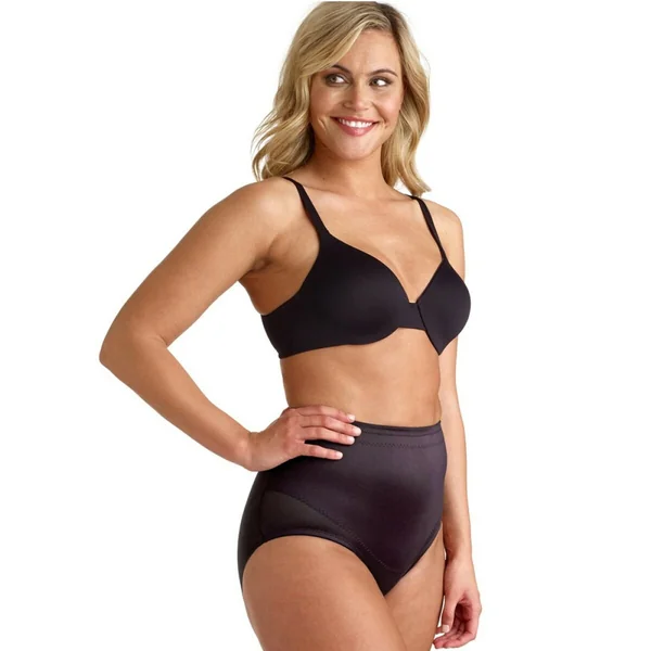 Culotte gainante Miraclesuit FLEXI FIT noir en nylon Miraclesuit