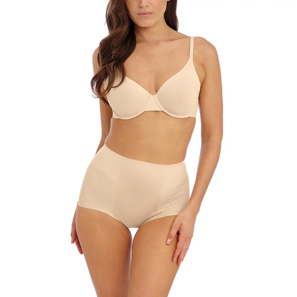 Culotte gainante taille haute - Beige en nylon Wacoal lingerie