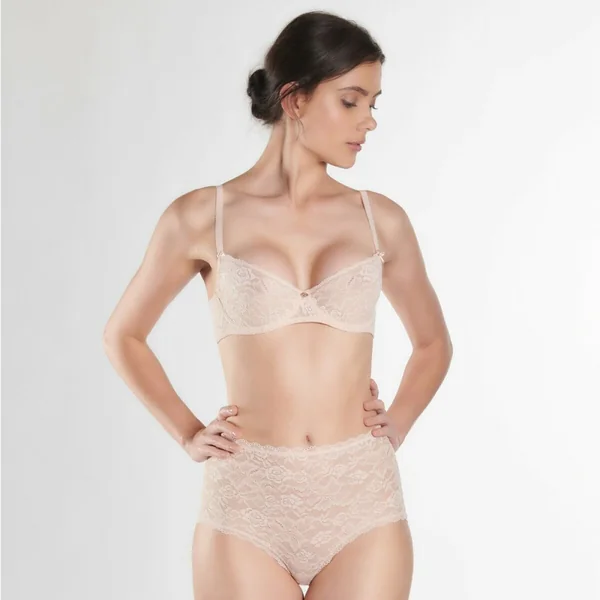 Culotte haute Aubade ROSESSENCE beige Aubade Rosessence