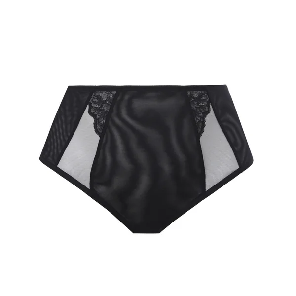 Culotte haute - Noir Elomi BRIANNA en nylon Elomi