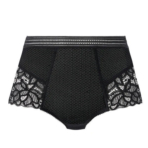 Culotte haute RAFFINE Noire Wacoal lingerie