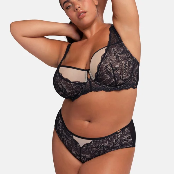 Culotte hipster Noir Dorina