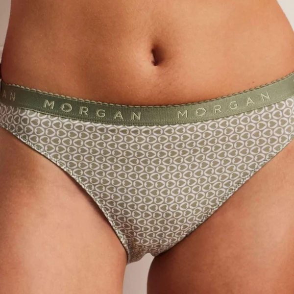Culotte kaki Gaby vert Morgan Lingerie