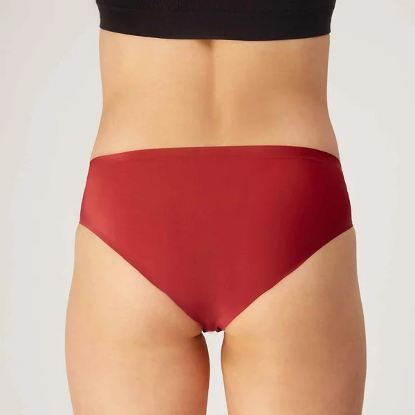 Culotte Menstruelle invisible flux léger et moyen Flux Undies Seamless rose Flux Undies