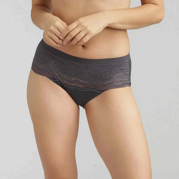 Culotte Midi Grise Secret Comfort Playtex