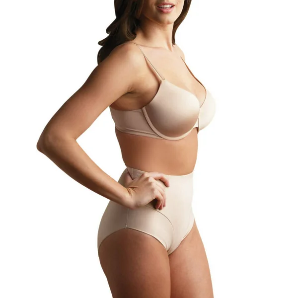 Culotte mi-haute gainante contrôle extra-ferme Miraclesuit nude en nylon Miraclesuit