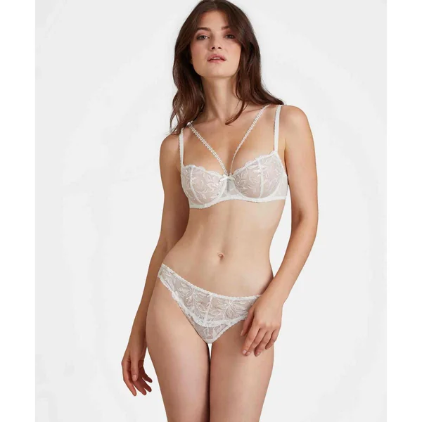Culotte mini-cœur Blanche Aubade Encre de Chine Aubade