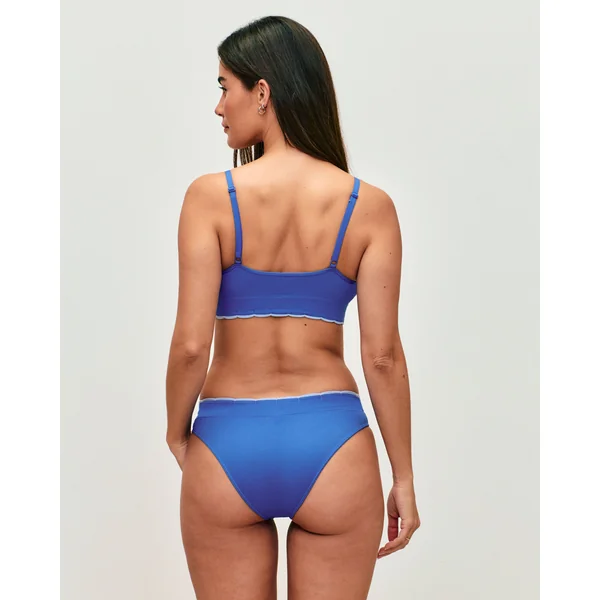 Culotte seamless avec broderies florales