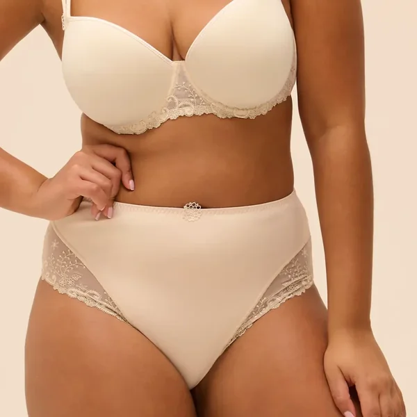 Culotte taille haute beige Simone Pérèle Délice