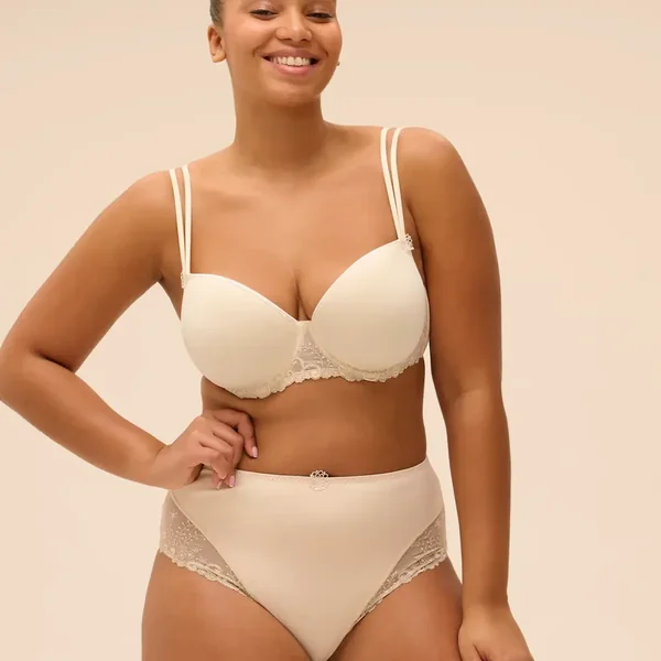 Culotte taille haute beige Simone Pérèle Délice