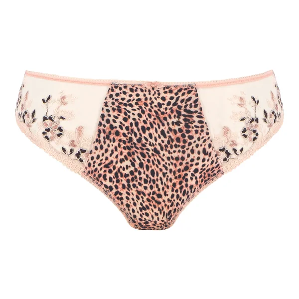 Culotte taille Haute - Blanc/Marron multicolore Fantasie