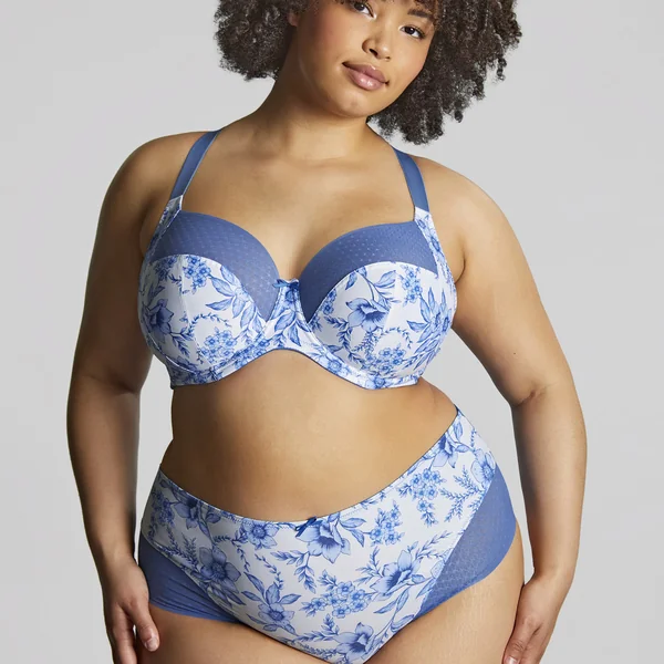 Culotte taille haute bleue Sculptresse