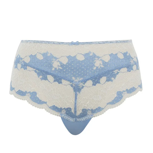 Culotte taille haute en dentelle - Bleue Panache Clara