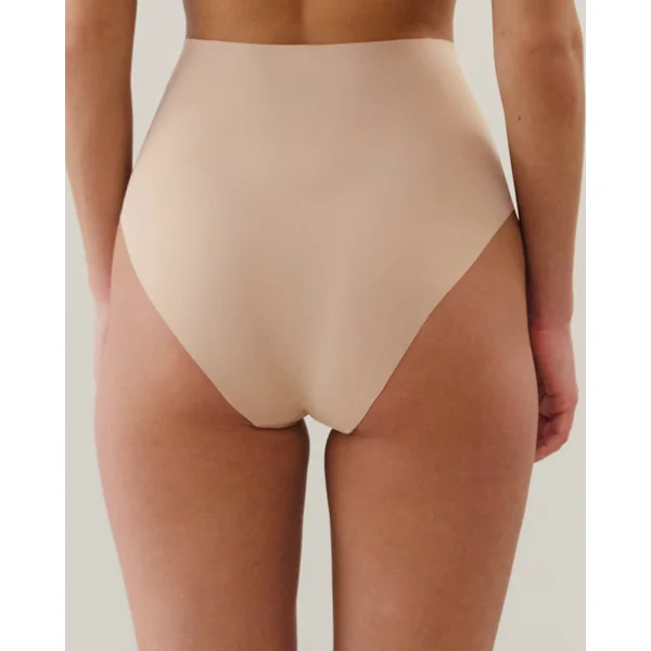 Culotte taille haute en microfibre