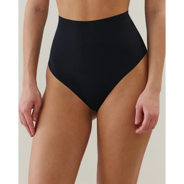 Culotte taille haute en microfibre