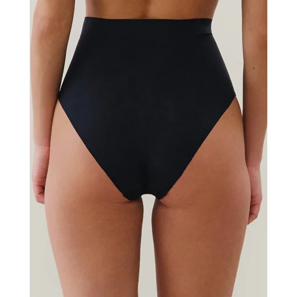 Culotte taille haute en microfibre