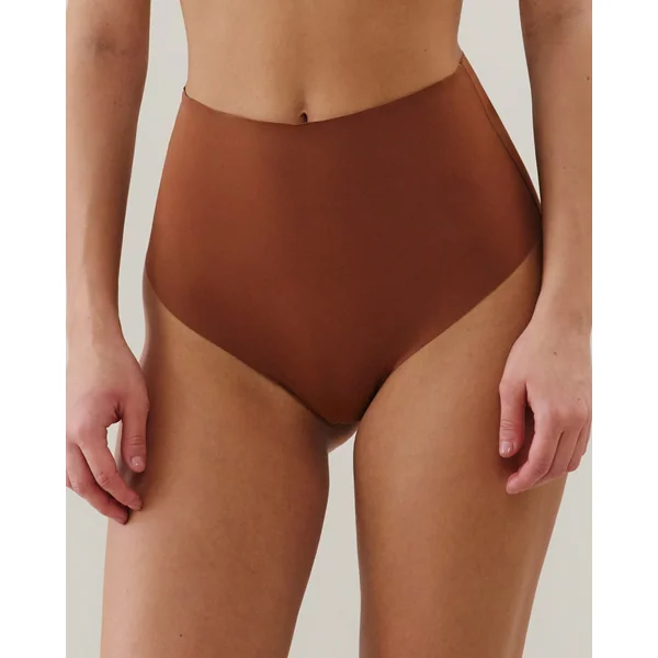 Culotte taille haute en microfibre