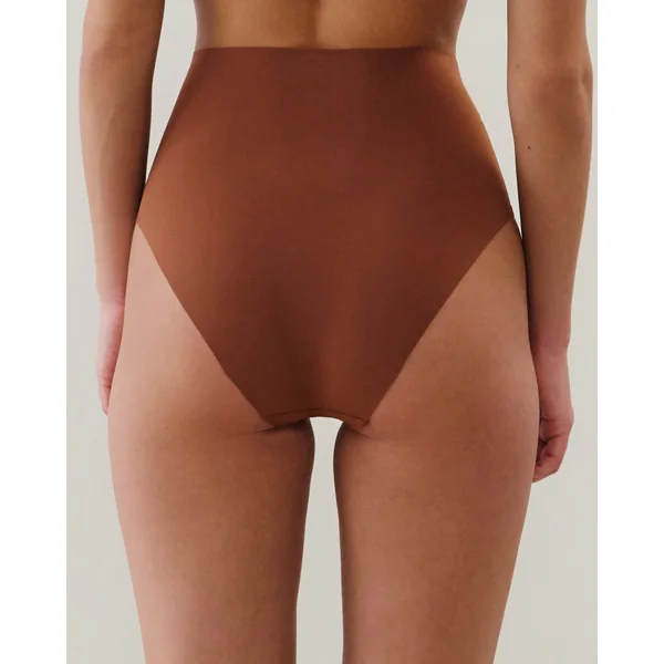 Culotte taille haute en microfibre