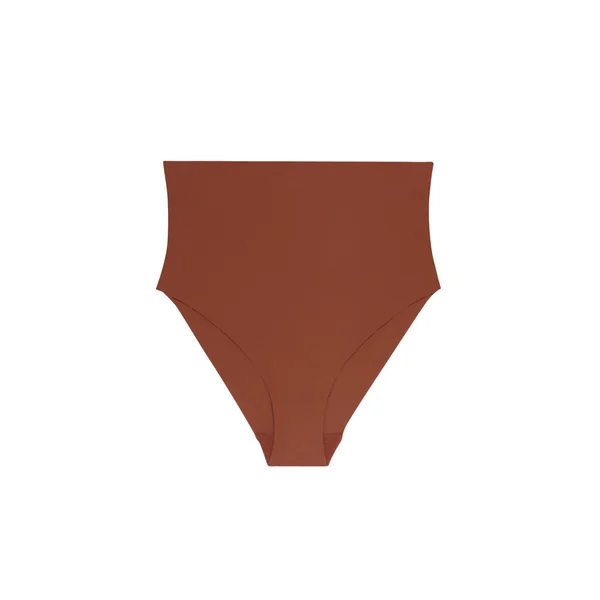 Culotte taille haute en microfibre