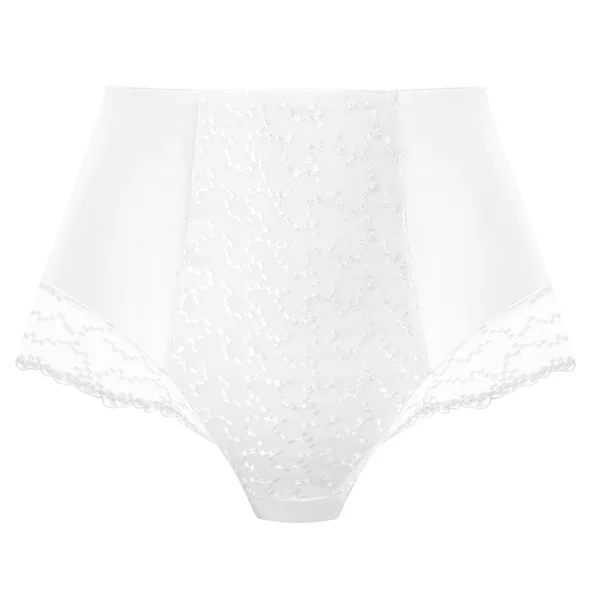 Culotte taille haute Fantasie blanche en nylon Fantasie