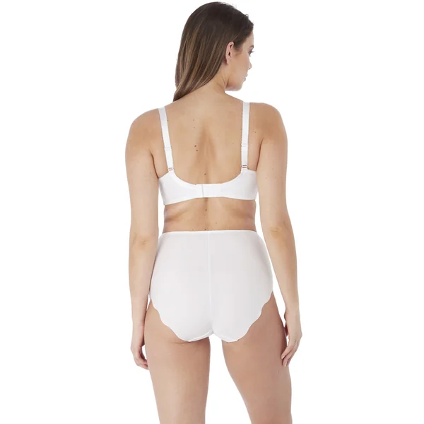 Culotte taille haute Fantasie blanche en nylon Fantasie