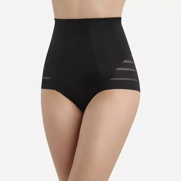 Culotte Taille Haute Gainant - Noire Dim Diam'S