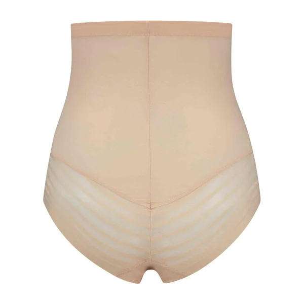 Culotte taille haute gainante Beige Bye Bra Powermesh Shapewear Bye Bra