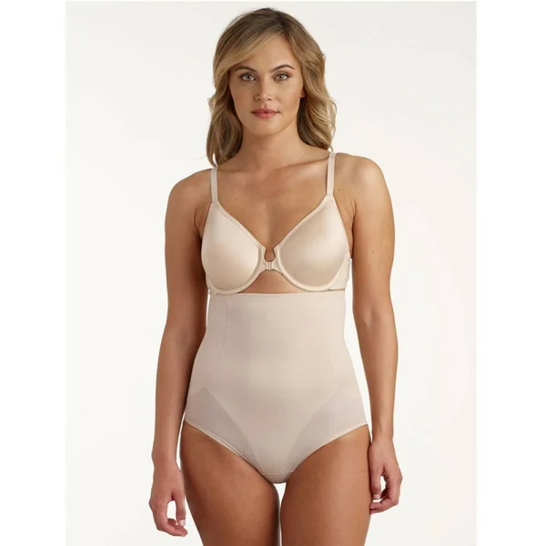 Culotte taille haute gainante Miraclesuit COOLING nude en nylon Miraclesuit