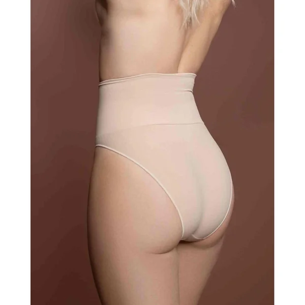 Culotte taille haute invisible Bye Bra SEAMLESS SHAPEWEAR - Beige Bye Bra