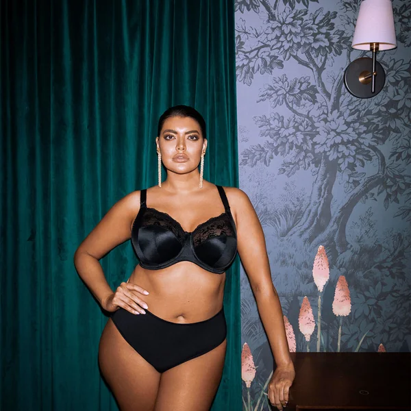 Culotte taille haute noire Elomi