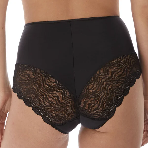 Culotte taille haute noire IMPRESSION Fantasie Impression