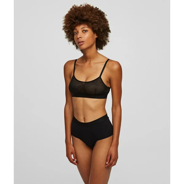 Culotte Taille Haute Noire Karl Lagerfeld